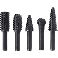 ZOOMY 5 Piezas de Acero Herramienta de carpintería de Archivo rotatorio de escofina Taladro eléctrico Craft Grinding…